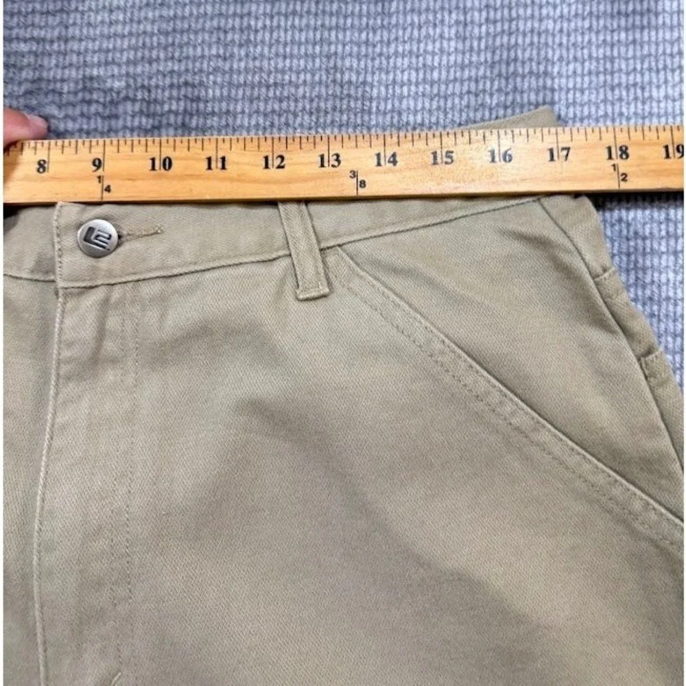 Levis L2 Khakis Mens 34x34 Vintage Cargo Carpenter Pants Straight Tan Deadstock